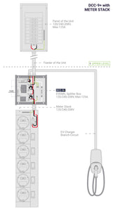 DCC-9+ | Smart Charge Controller for EVs, Splitter Box 120/240-208V, Max 125A