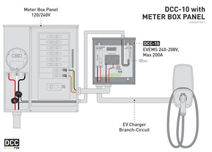 DCC-10-30A | EV Energy Management System | 240/208V, 30A breaker included, Max 200A